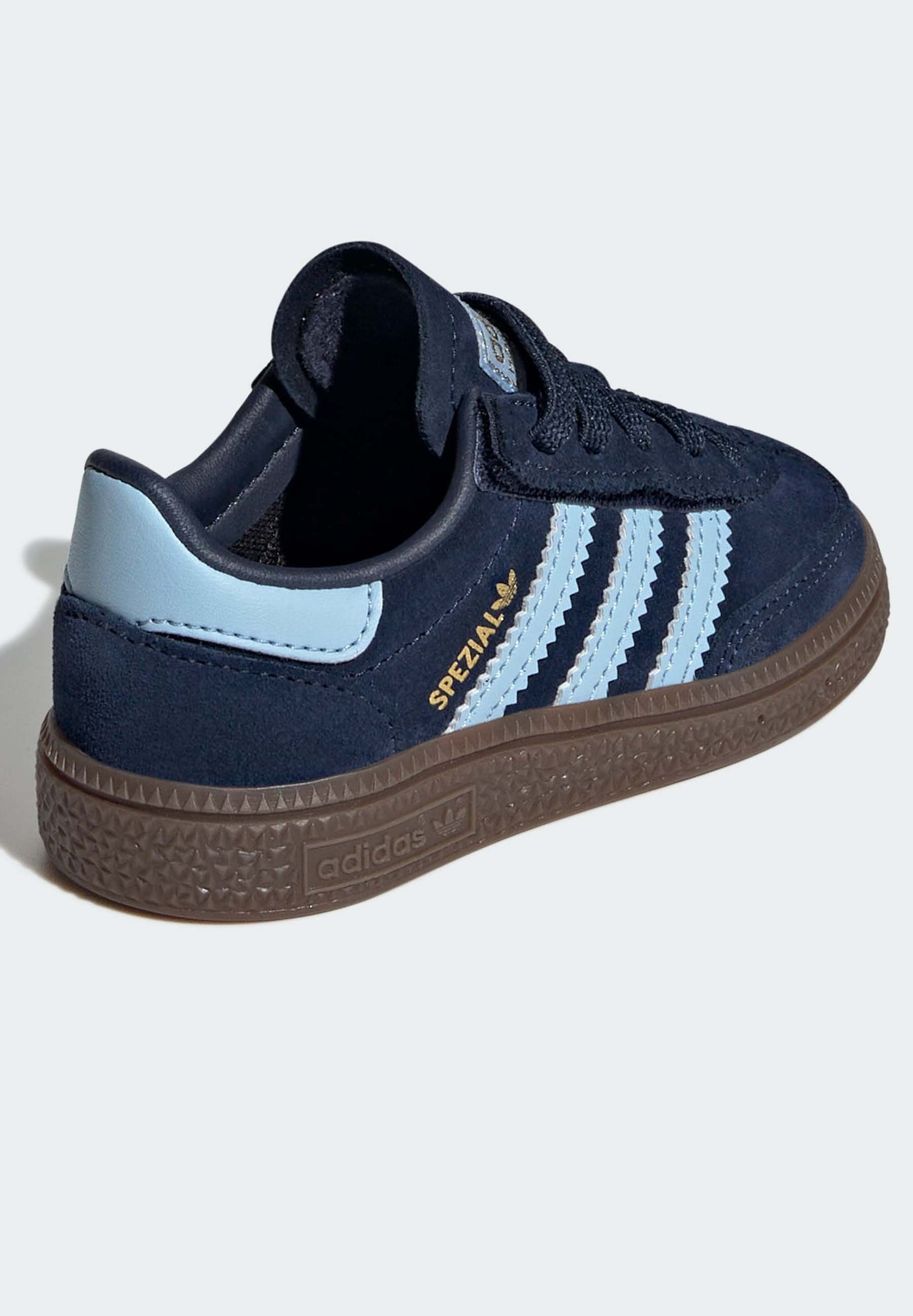 adidas Originals HANDBALL SPEZIAL UNISSEX - Tênis infantil - azul marinho universitário, cor celeste claro, goma de mascar