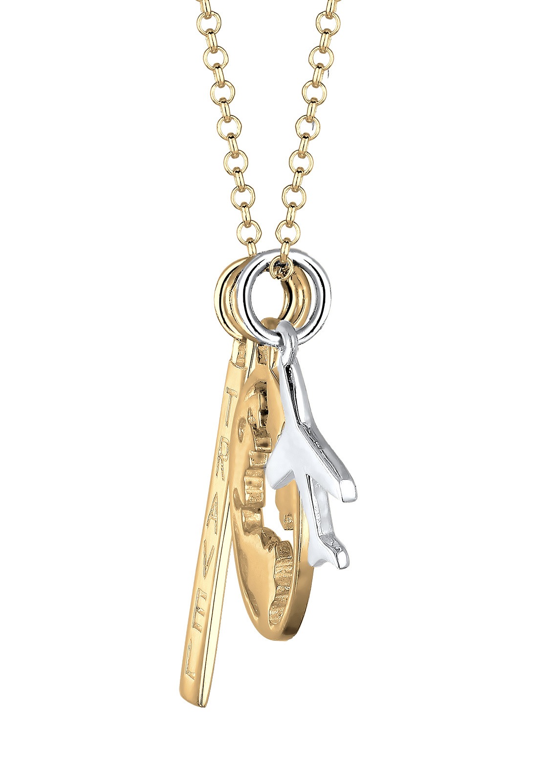 Elli Femme Pendentif Le Globe Terrestre en Argent Sterling 925
