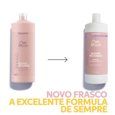 Wella Professionals Invigo Blonde Recharge Shampoo - Fialový šampon pro zvýšení lesku blond vlasů