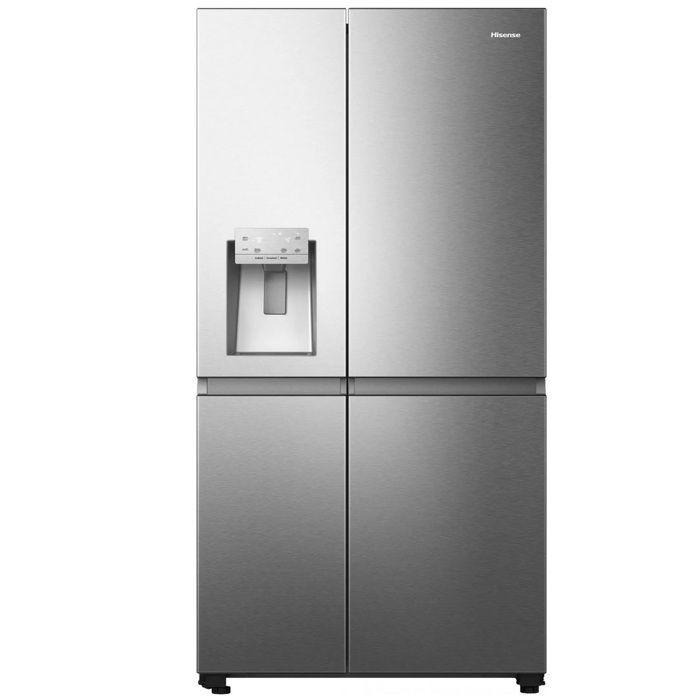 American-style refrigerator - HISENSE - FSN628SWID - 632 L - Frost-free - Water & ice dispenser, WiFi