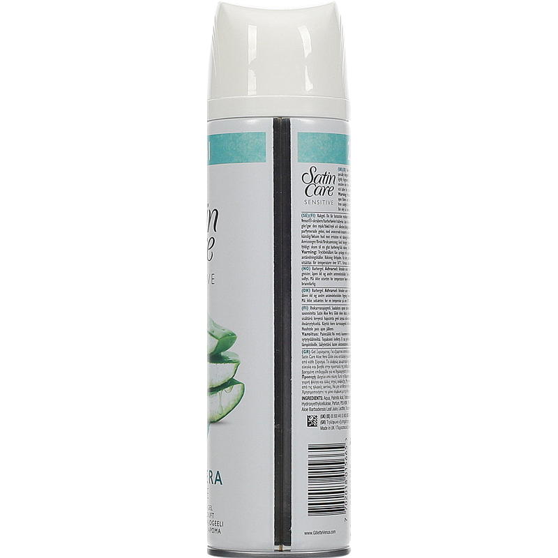 Gillette Satin Care 200 ml, für empfindliche Haut