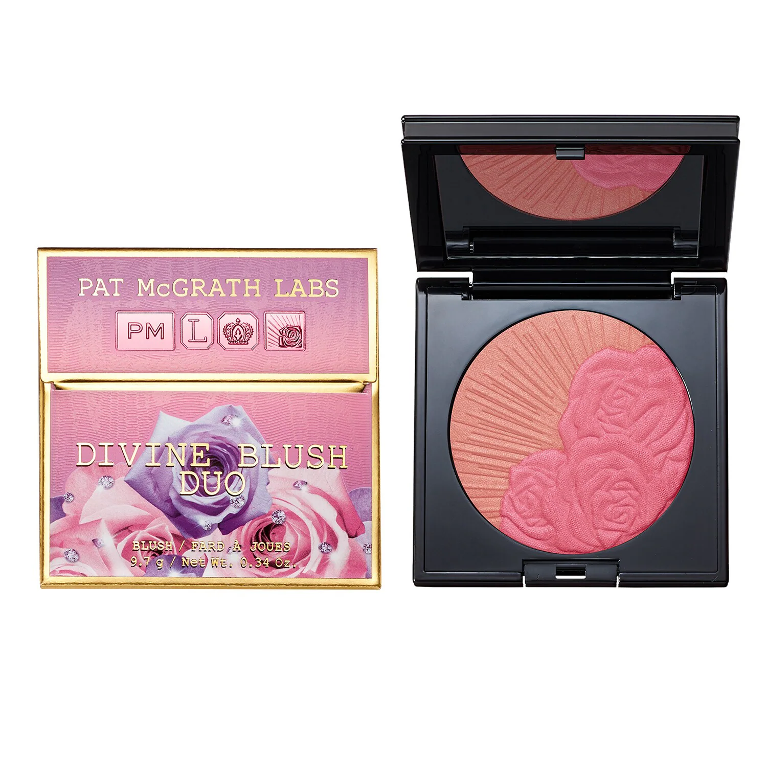Fetiș pentru piele: Duo de farduri Divine Rose II - Fard de obraz