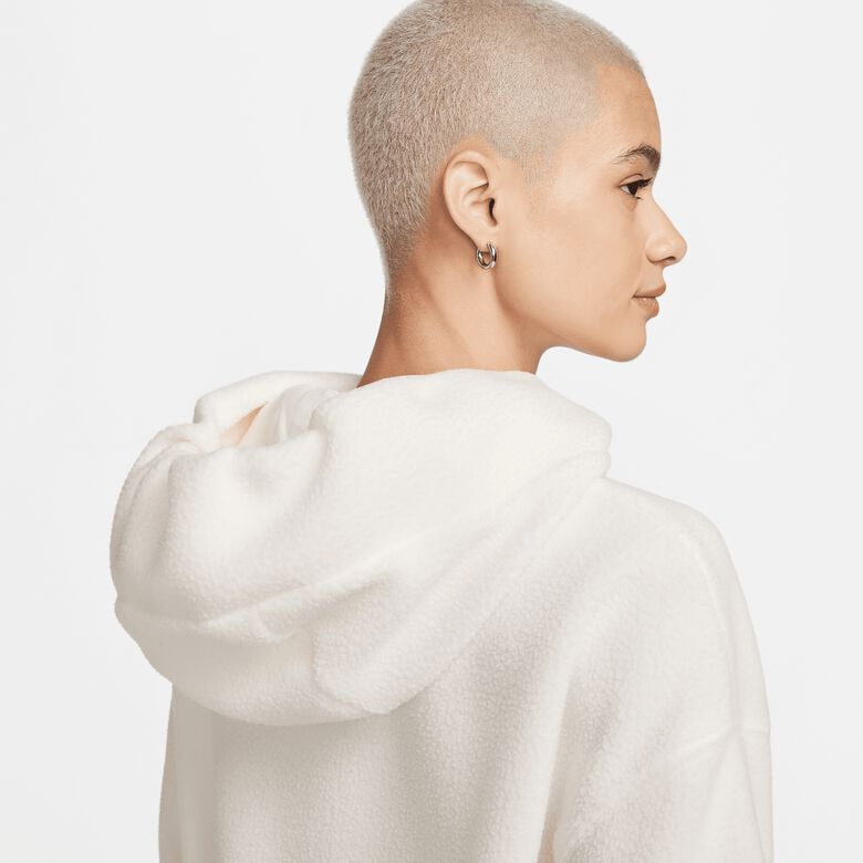 Sweat à capuche zippé en peluche sportswear