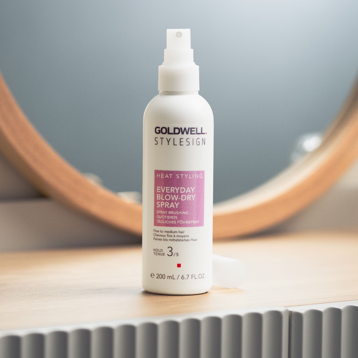 „Goldwell“ karščio apsaugos purškiklis „Stylesign Everyday Blow Dry“ purškiklis – 200 ml