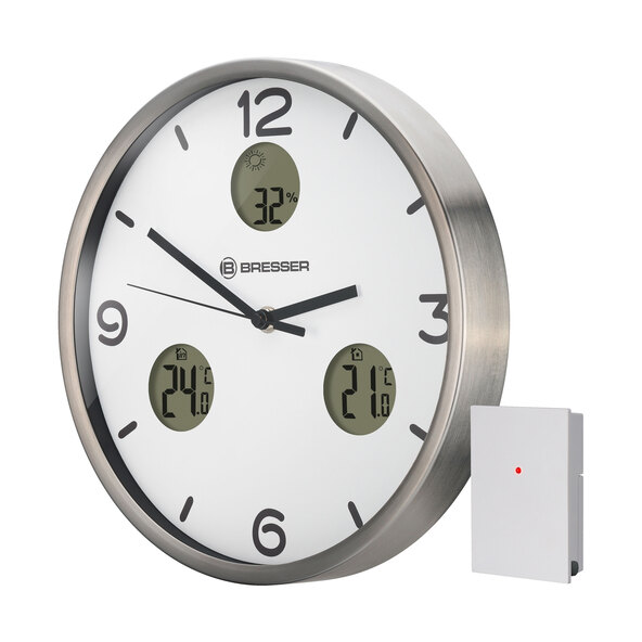 Ρολόι τοίχου με τηλεχειριστήριο MyTime iO NX, λευκό