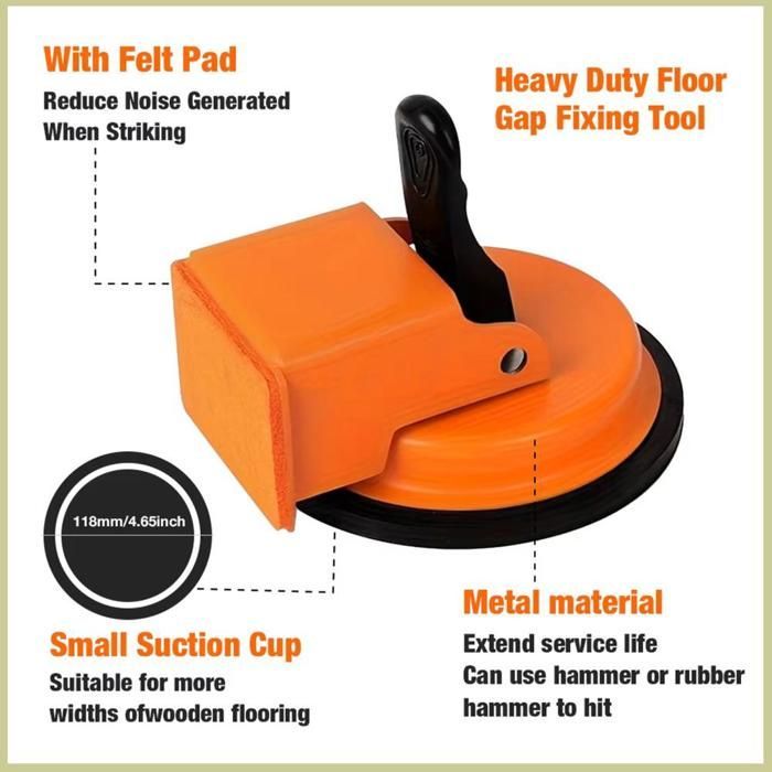 Kit Cocosity para reparar grietas en suelos, con ventosa y martillo, ideal para suelos de parquet y laminados.