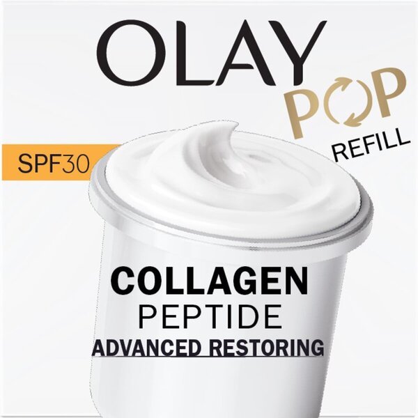 Olay POP dnevna krema s kolagen peptidima SPF30, ponovno punjenje, 50 ml, za sve tipove kože