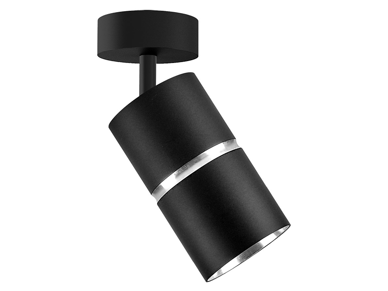 Lampa sufitowa Bamboo spot aluminiowy czarny