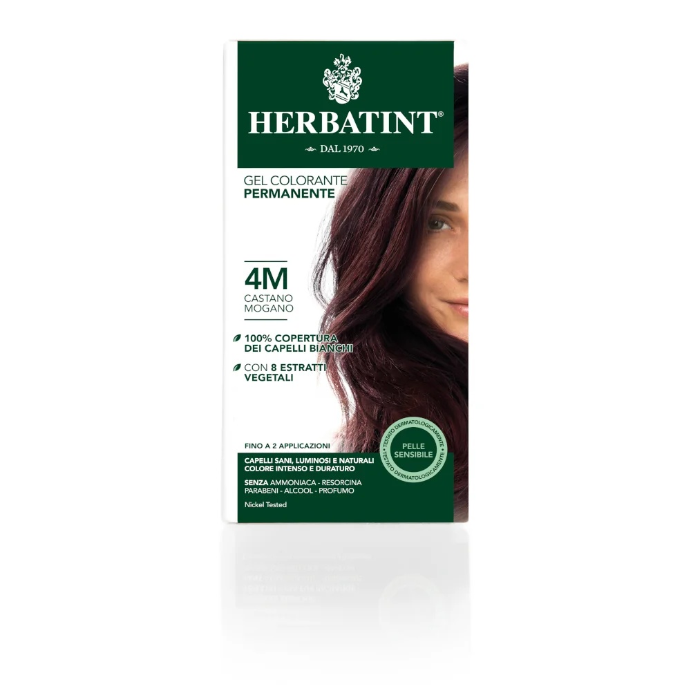 HERBATINT Permanente gel Herbatint 4M mahoniebruin 150 ml haarkleuring