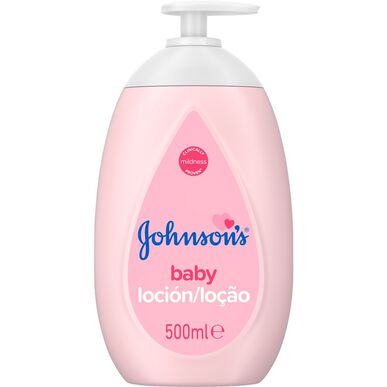 Loción hidratante corporal para bebés Johnson's 500 ml