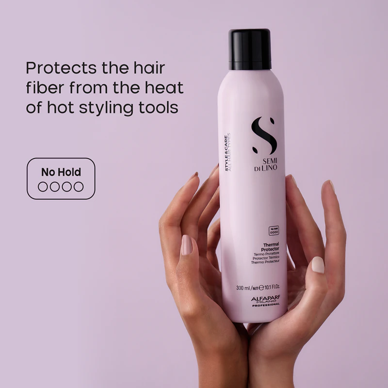 Alfaparf Milano Semi di Lino Style&Care Protetor Térmico em spray para penteados térmicos.