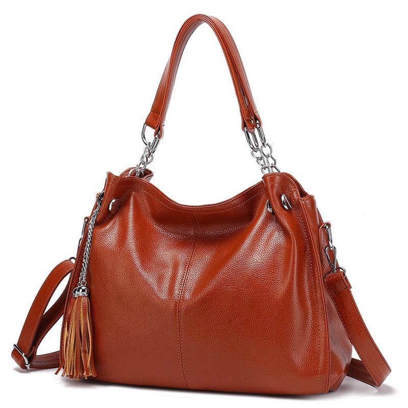 Nouveau sac à main bandoulière grand format couleur unie pour femme, sac à main de créateur de haute qualité en cuir PU, tendance été