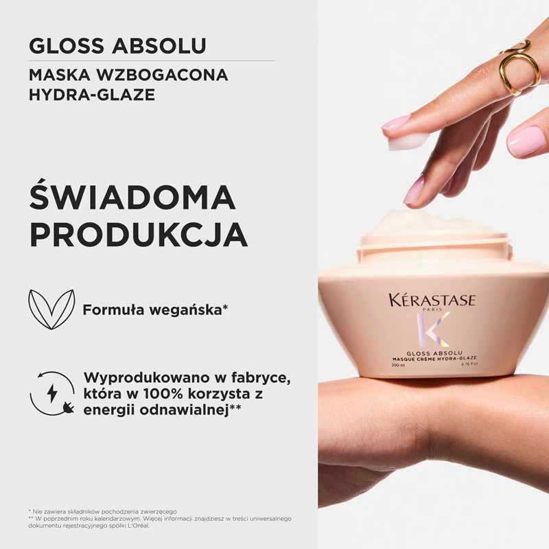 Kérastase Gloss Absolu Masque Créme Hydra-Glaze Haarmaske für widerspenstiges und krauses Haar