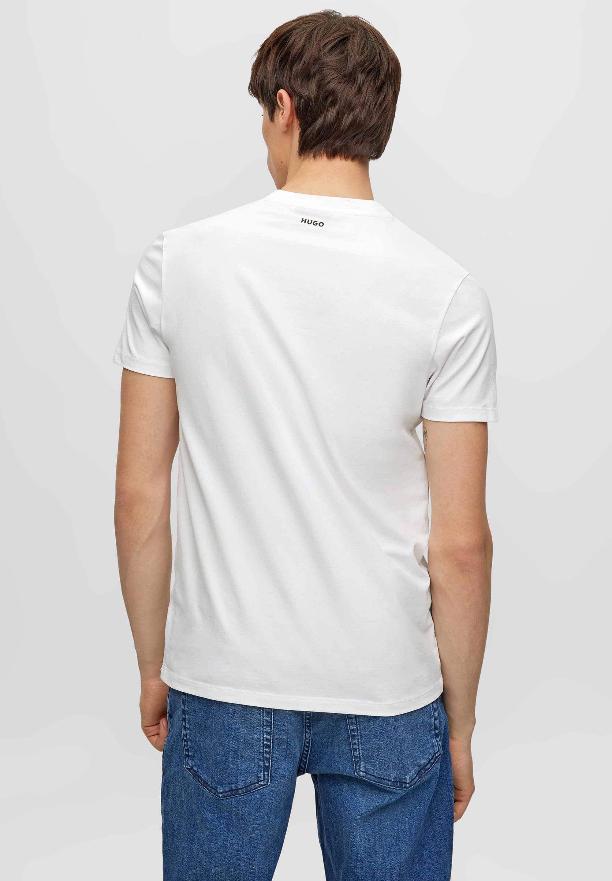 HUGO ROUND 2 PACK - T-shirt basique - blanc