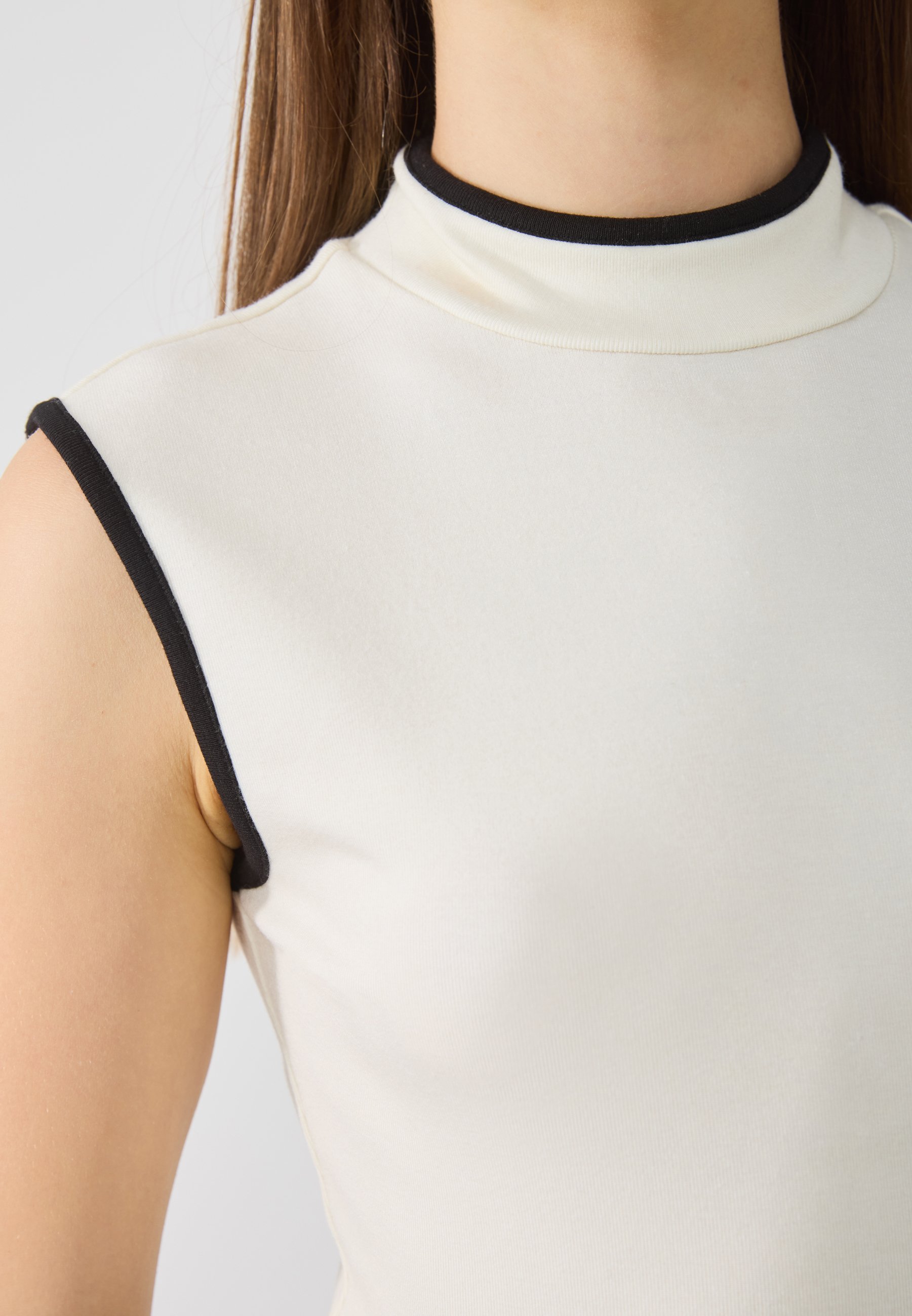 Anna Field Top - gebroken wit/zwart