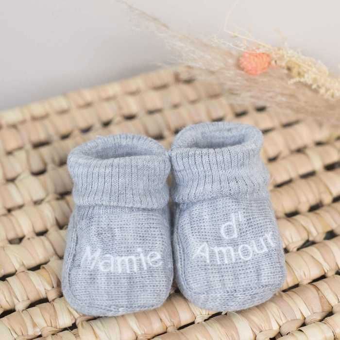 Trois Kilos Sept Chaussons bébé