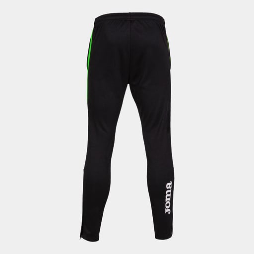  Pantalón Largo Joma Eco Championship Negro Verde Fluor