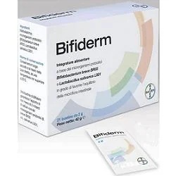 BAYER Bifiderm Probiotisches Nahrungsergänzungsmittel mit Milchsäurebakterien, 21 Beutel