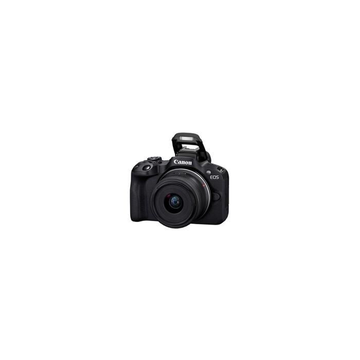 Canon EOS R50 musta hybridikamerapaketti