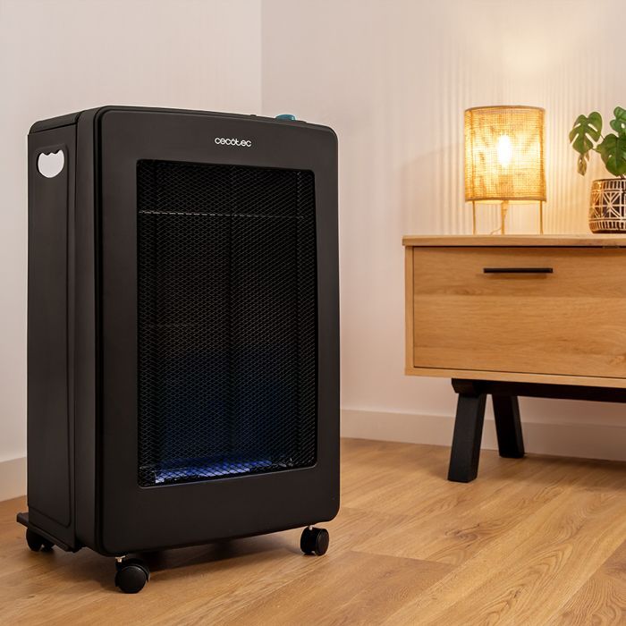 Calefactor de gas plegable Cecotec ReadyWarm 4500 BlueFlame, 4200 W, 2 niveles de potencia