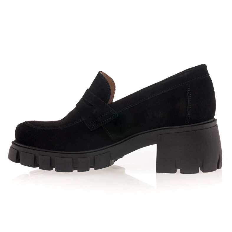 Svarte loafers/båtsko til dame