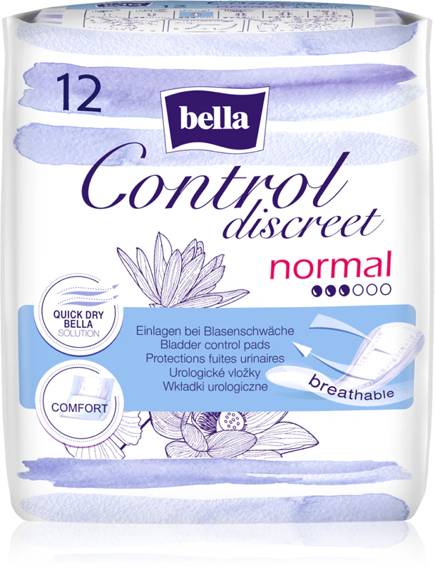 Absorventes para incontinência urinária BELLA Control Discreet Normal