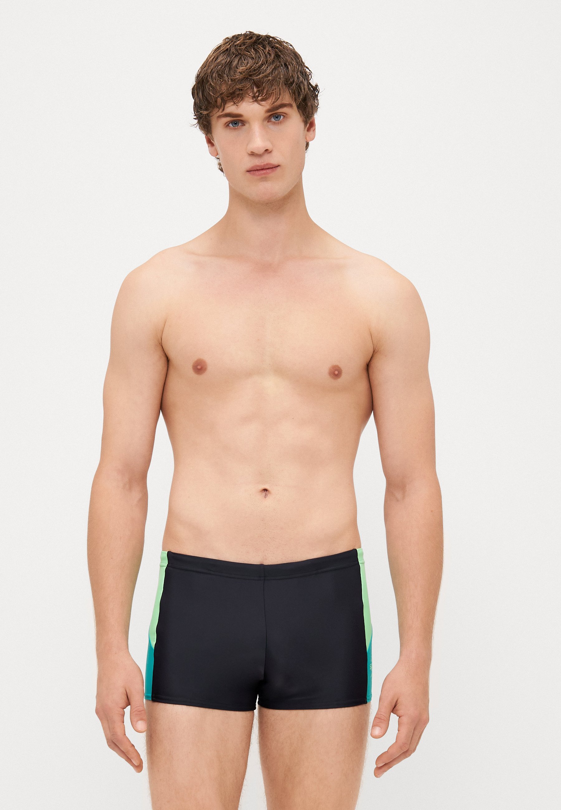 Speedo MENS DIVE AQUASHORT - Șort de baie - negru/turcoaz