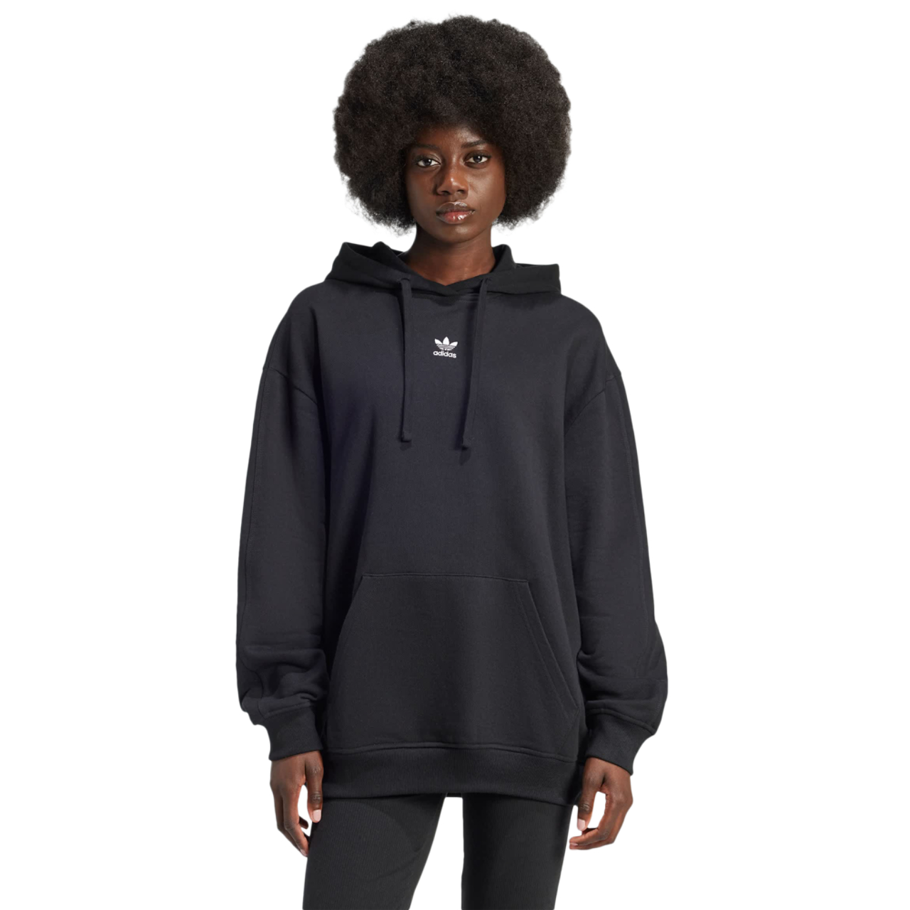Mikina s kapucí adidas Essentials Loose French Terry