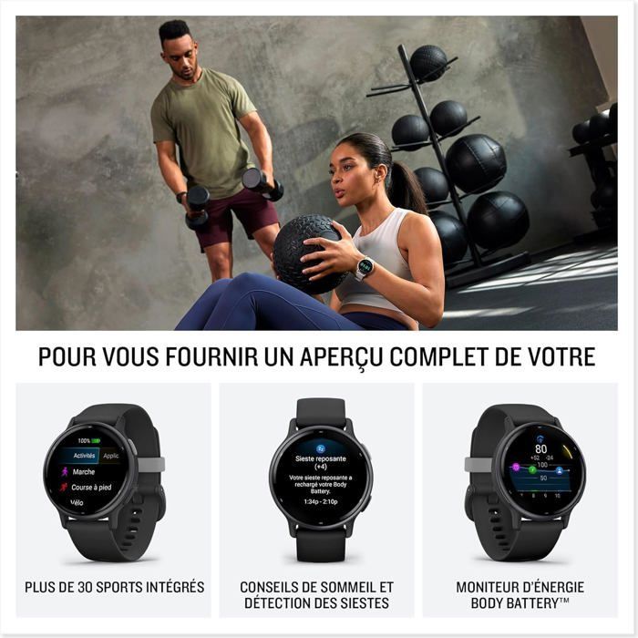 Vivoactive 5 Smartwatch com GPS para Esportes e Saúde - Azul