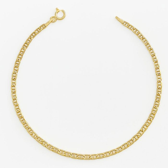Pulsera de malla marina en oro amarillo - Para mujer