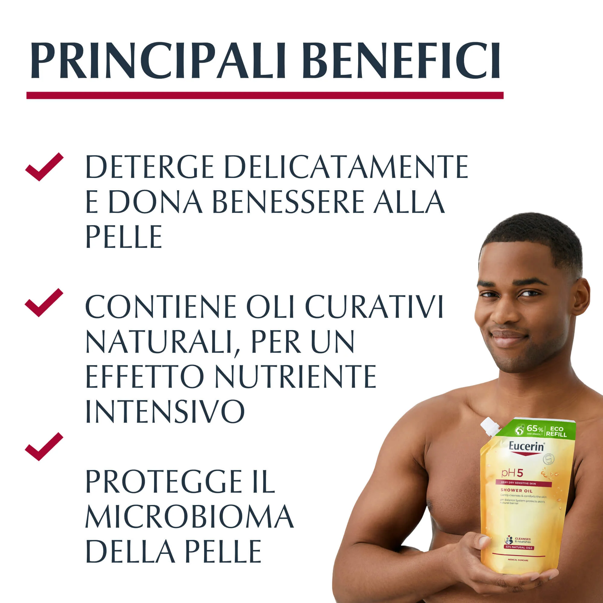 pH5 pH5 Olio Detergente Doccia Refill - Olio Doccia, Bagno e Doccia
