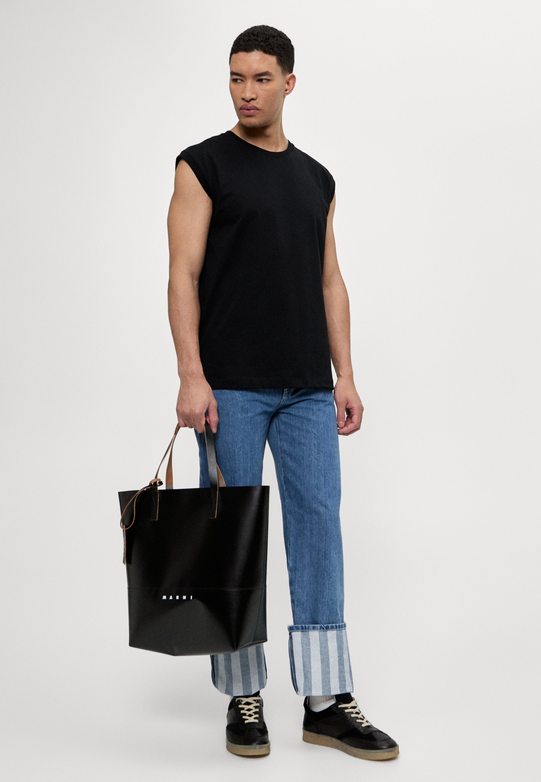 Marni TOTE UNISEX - Tote bag - zwart
