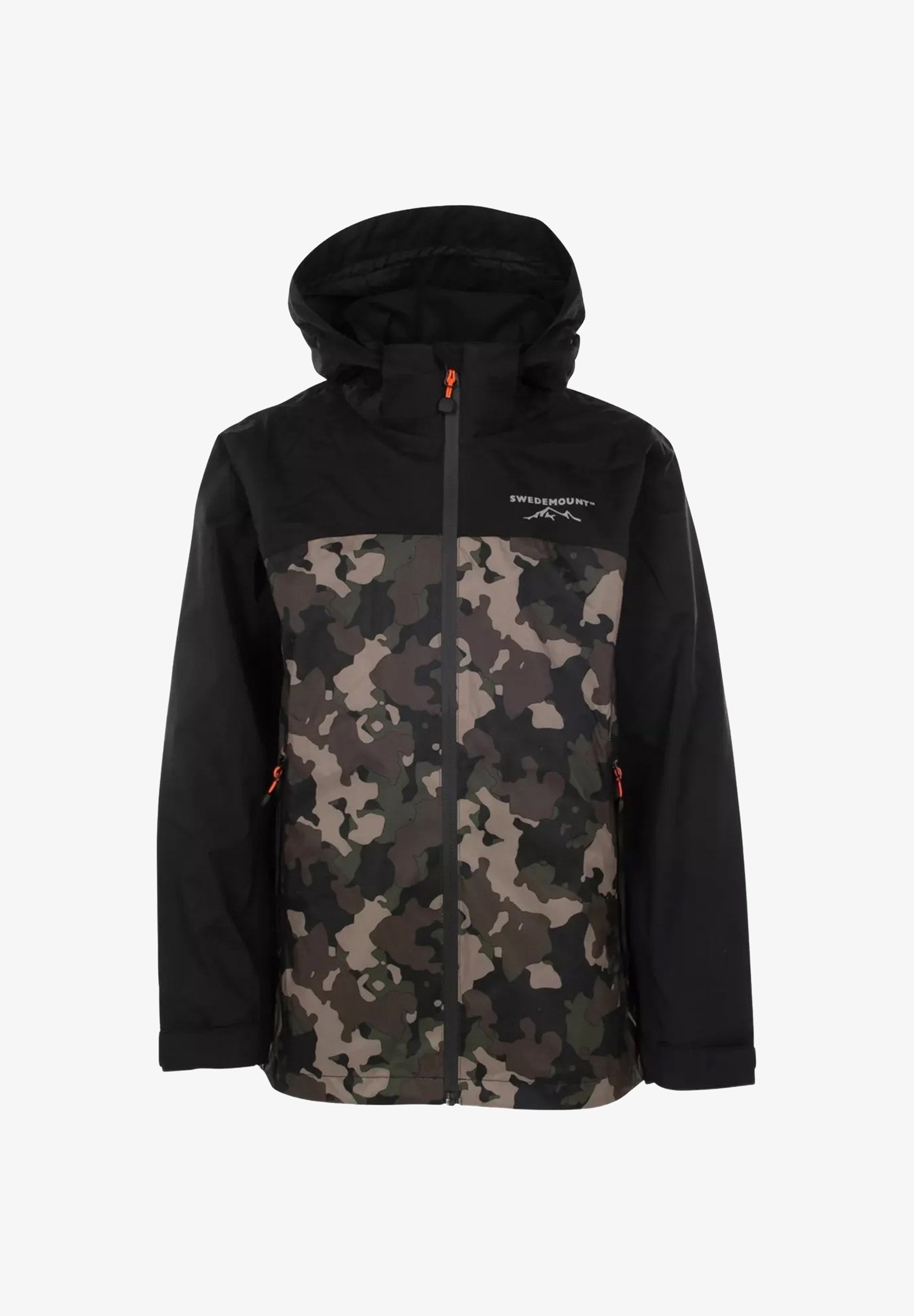 Swedemount BODÖ RAIN - Waterdichte jas - zwartgroene camouflage