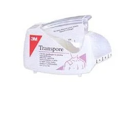 3M Transpore hypoallergenes Pflaster in einer Spirale 2,5 x 5 m