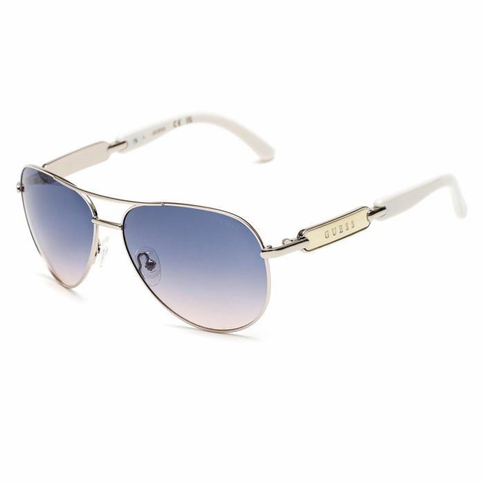 Gafas de sol para mujer - GUESS - GU7295-6010W - Ø 60 mm - Carbono - Redondas - Deportivas y modernas - Sintéticas - Puente de 17 mm