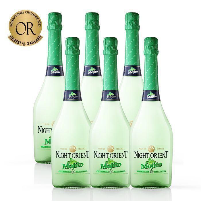 6x Night Orient Mojito (non-alcoholic) 75cl - case of 6 bottles