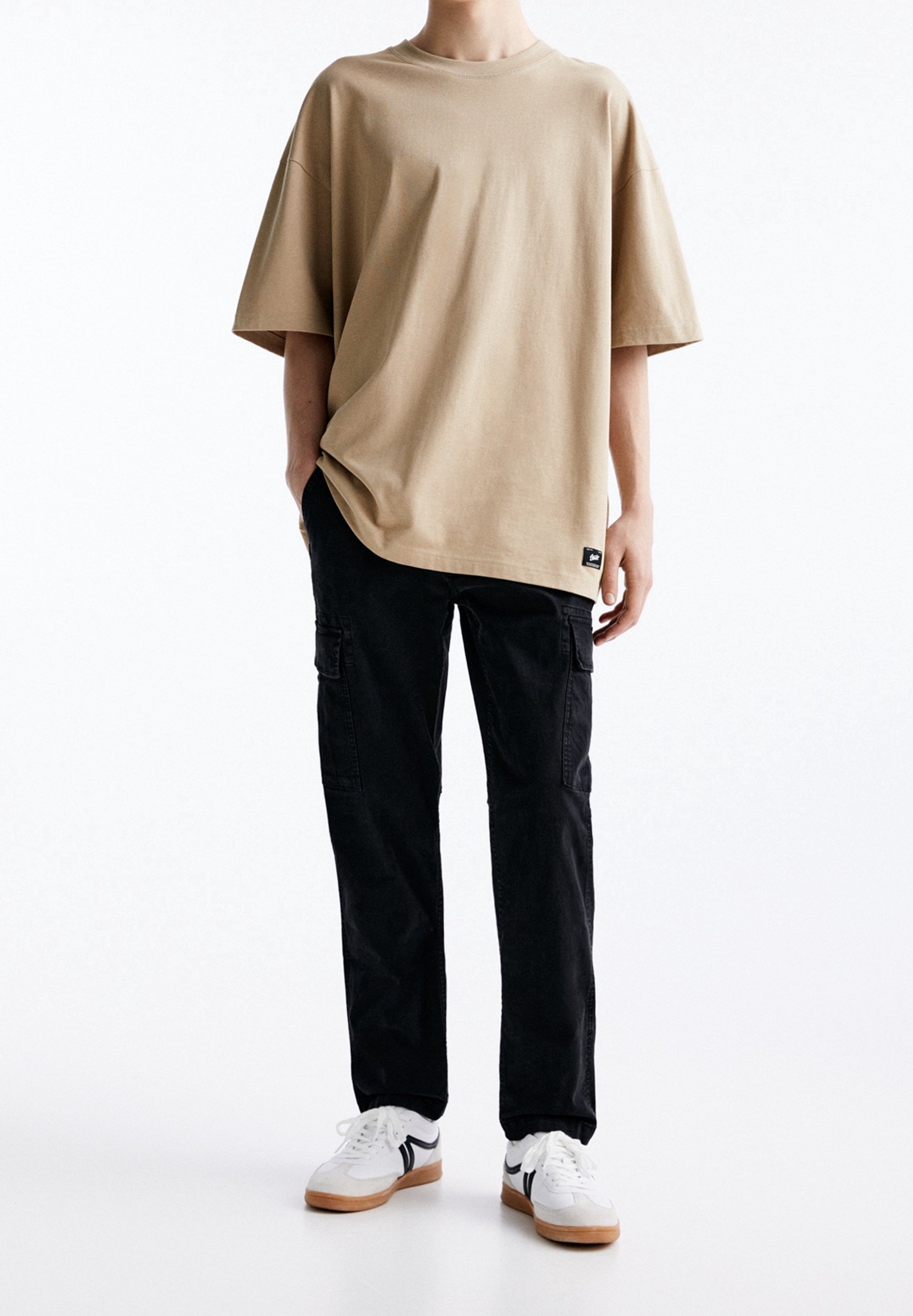Pantalon cargo PULL&BEAR - noir