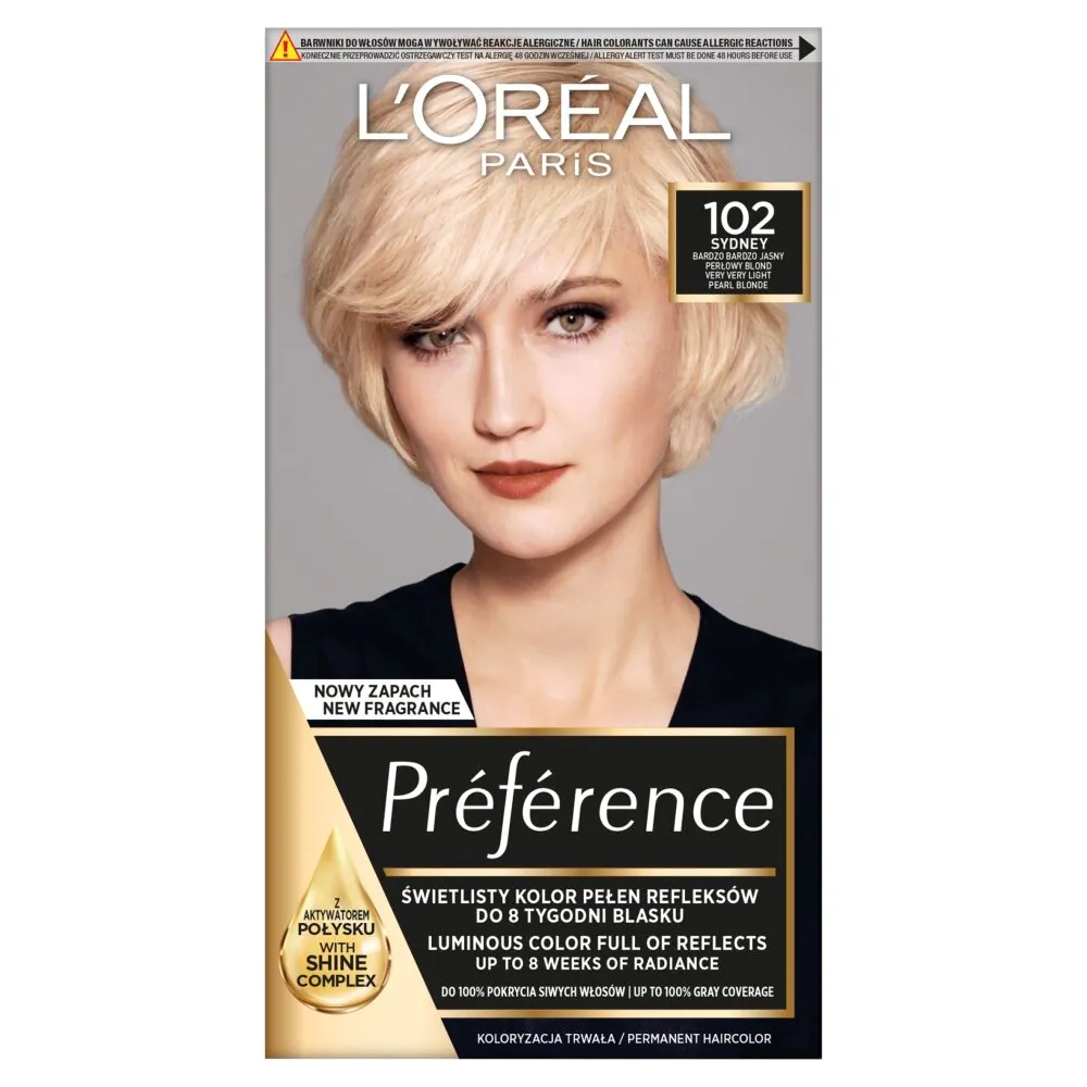 L’OréalFeria Preference Farba do włosów 102