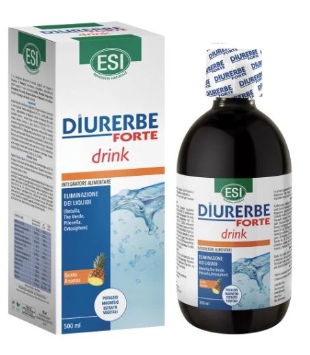 ESI Esi Diurerbe Forte Drink Ananas 500 ml Supplement tegen uitdroging