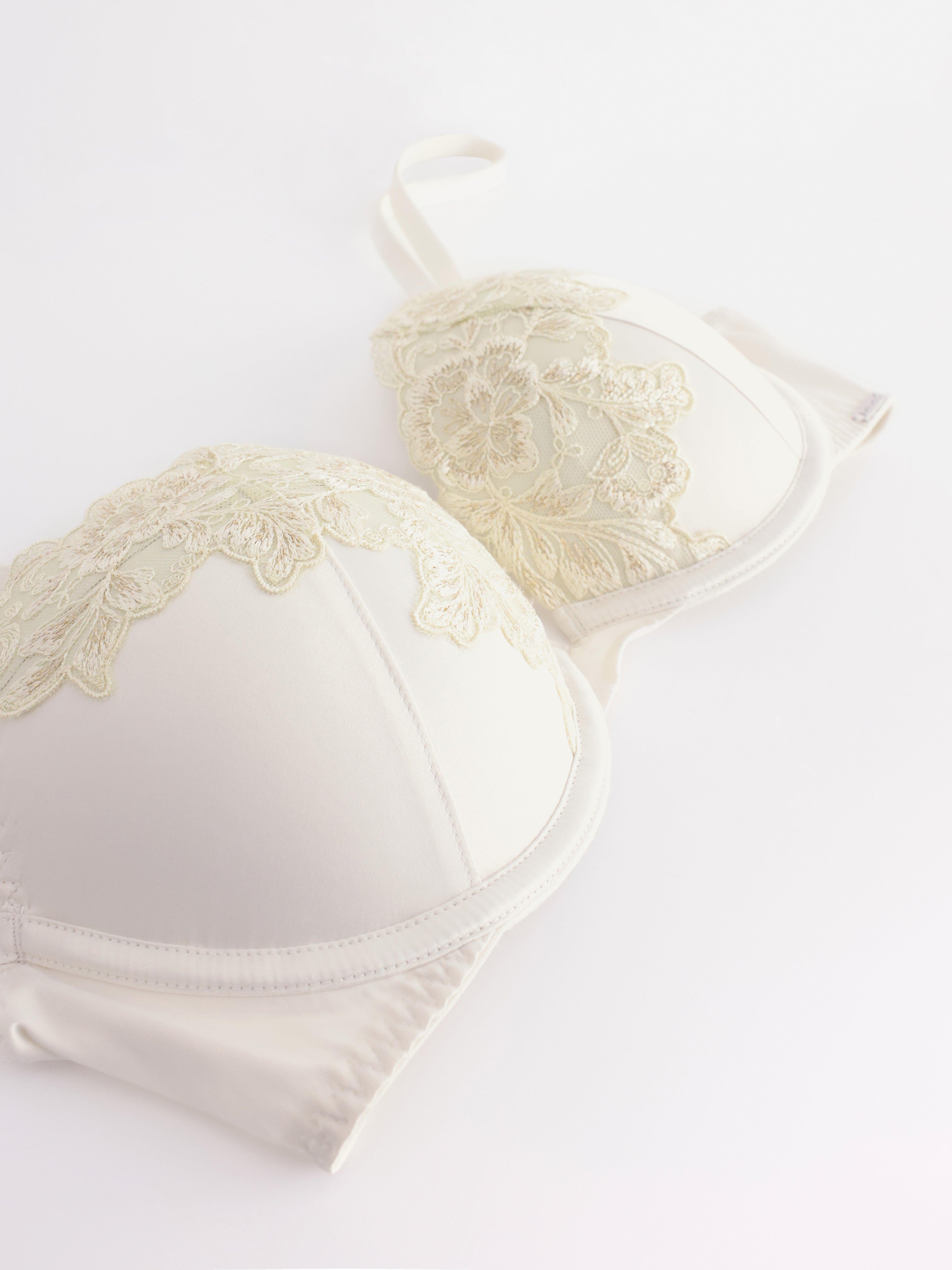 ella m – Orkidé push-up-bh Lys Hvit