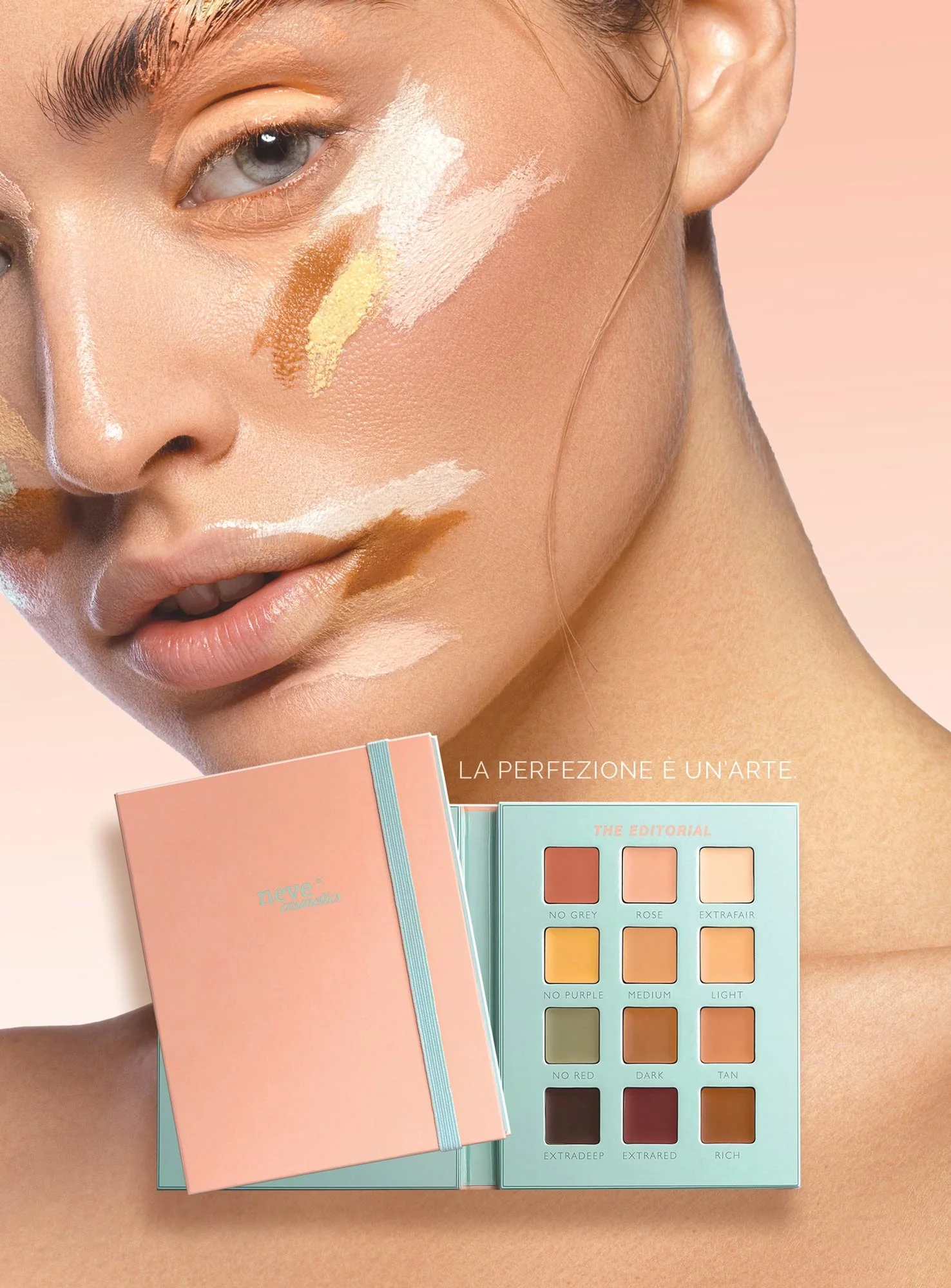 Incarnato The Editorial Palette - Palette viso, Correttore