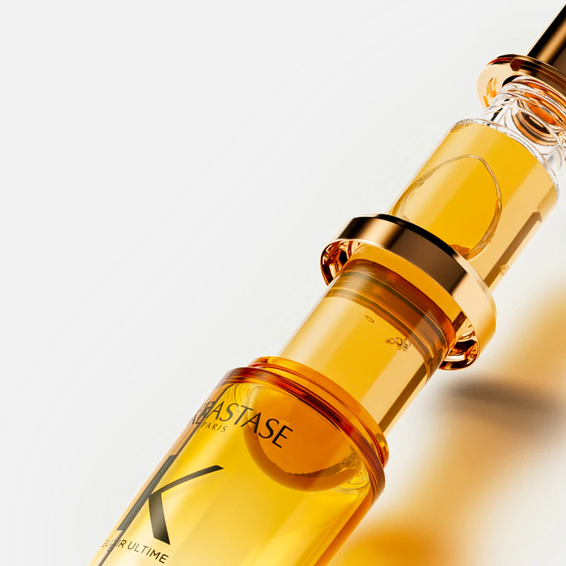 Kérastase Elixir Ultime L'huile Originale in een handige verpakking voor glanzend en zacht haar.