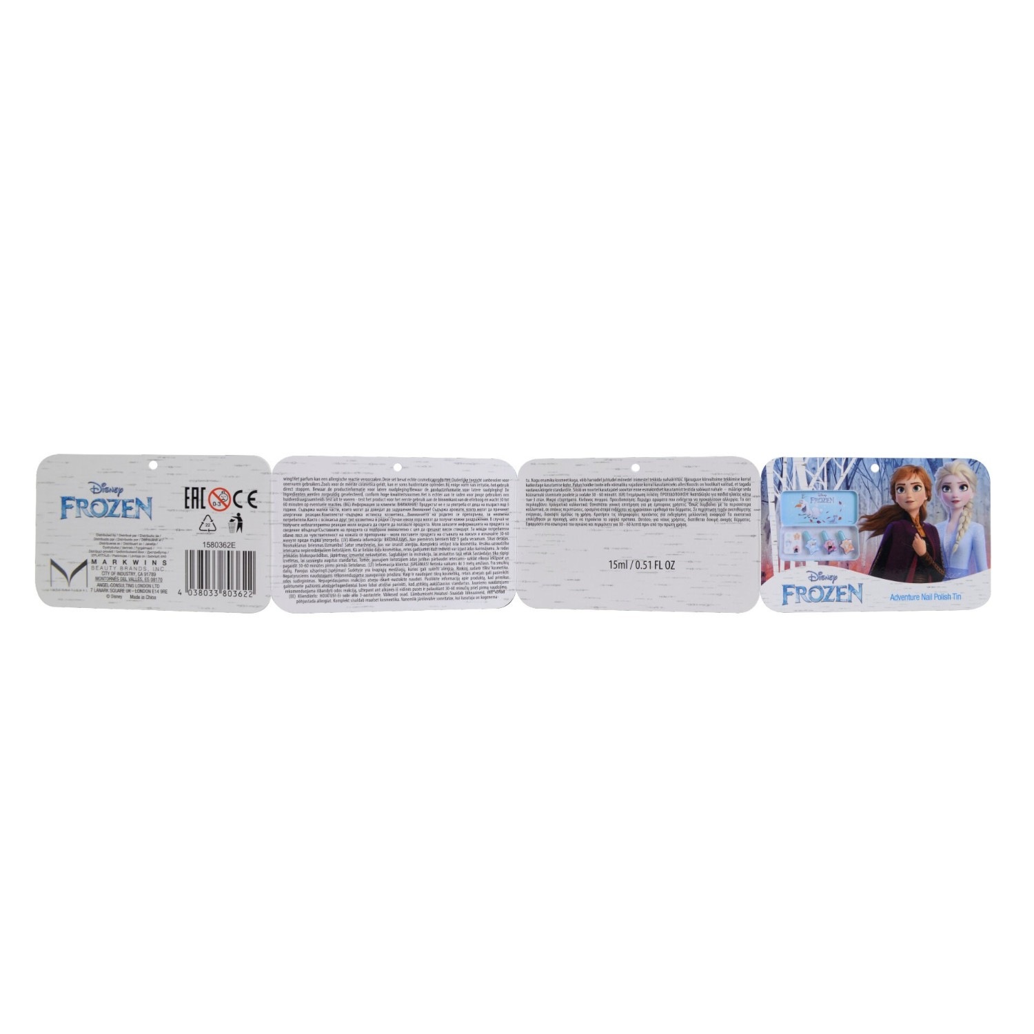 Disney Frozen Adventure Nail Polish Tin