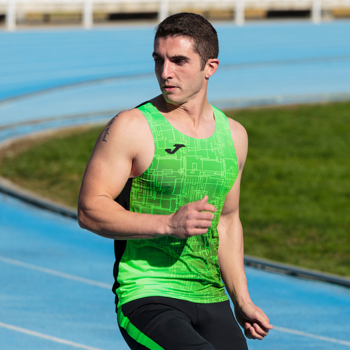  Tílko Joma Elite VIII, černé/fluorescenčně zelené