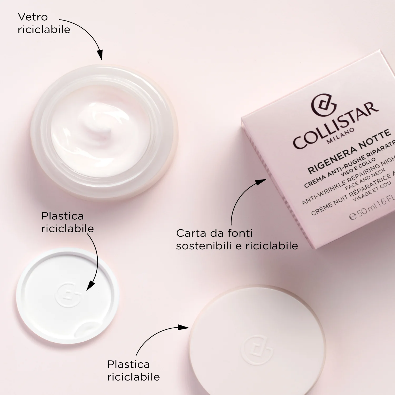 Rigenera Rigenera Notte Crema Anti-Rughe Riparatrice Viso E Collo - Tratt.viso notte antirughe, Tratt.collo e décolleté antirughe, Trattamento Riparatore
