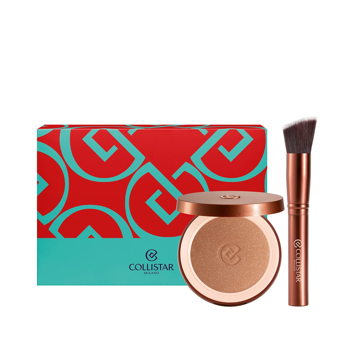 Viso Cofanetto terra polvere abbronzante effetto seta - Cofanetto Make Up, Terra
