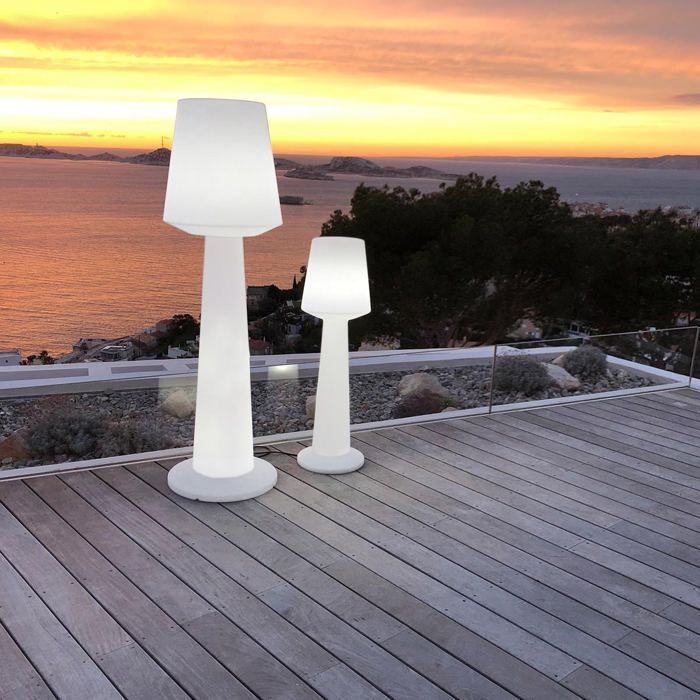 Lámpara de pie para exteriores - LUMISKY - AUSTRAL - 110 cm de alto - LED - 2 bombillas E27 incluidas