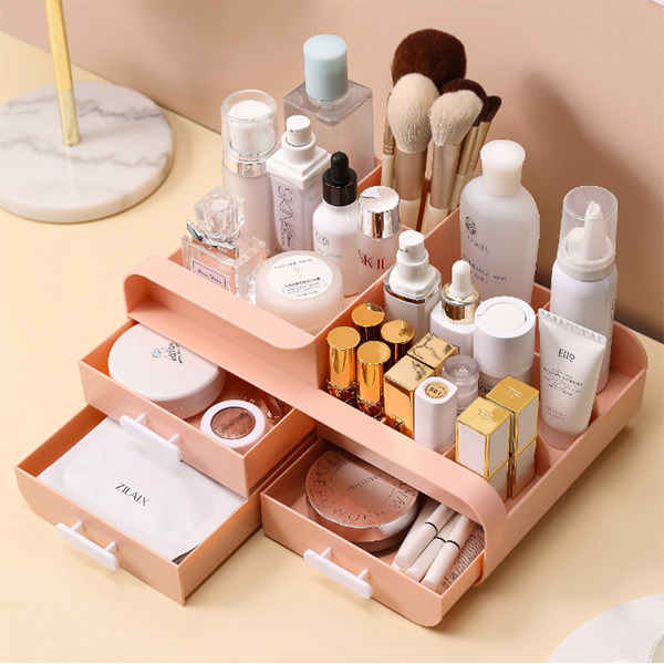 Livingandhome Multifunctionele bureau-organizer - Roze
