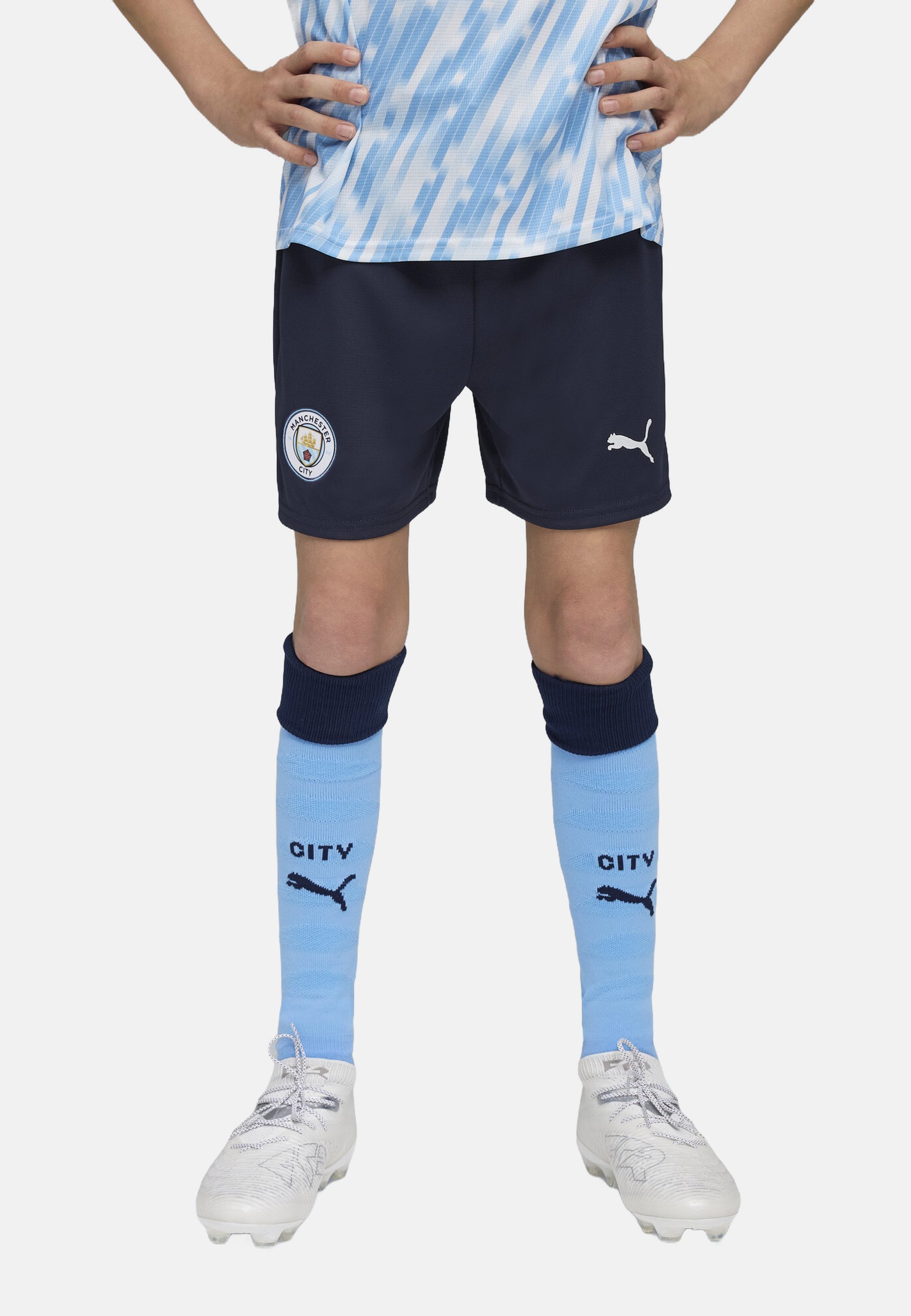 Puma MANCHESTER CITY - Abbigliamento da club - blu scuro squadra azzurro chiaro