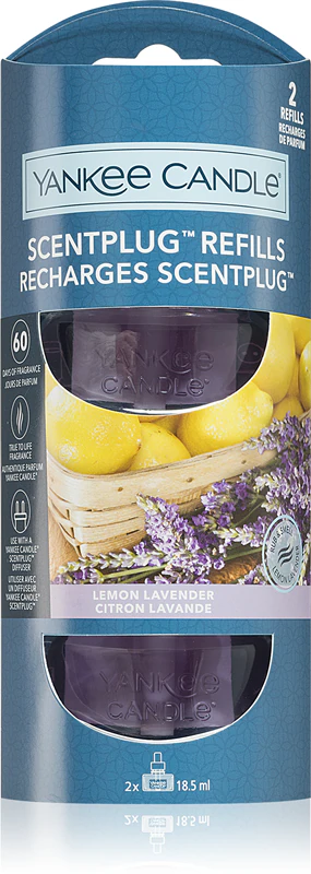 Yankee Candle Zitronen-Lavendel-Nachfüllpackung für elektrischen Diffusor